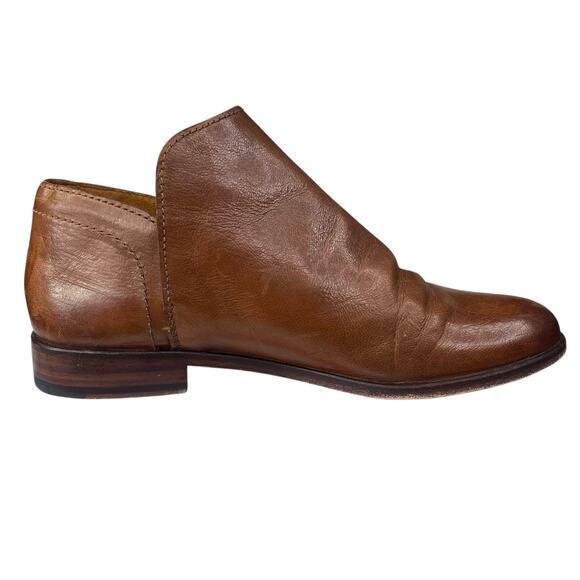 Frye Women’s Elyssa Brown Leather Chelsea Ankle Bootie Size US 9.5 - Picture 1 of 10